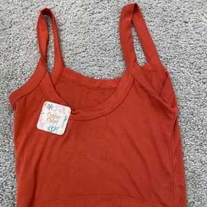 Copper closet cropped tank